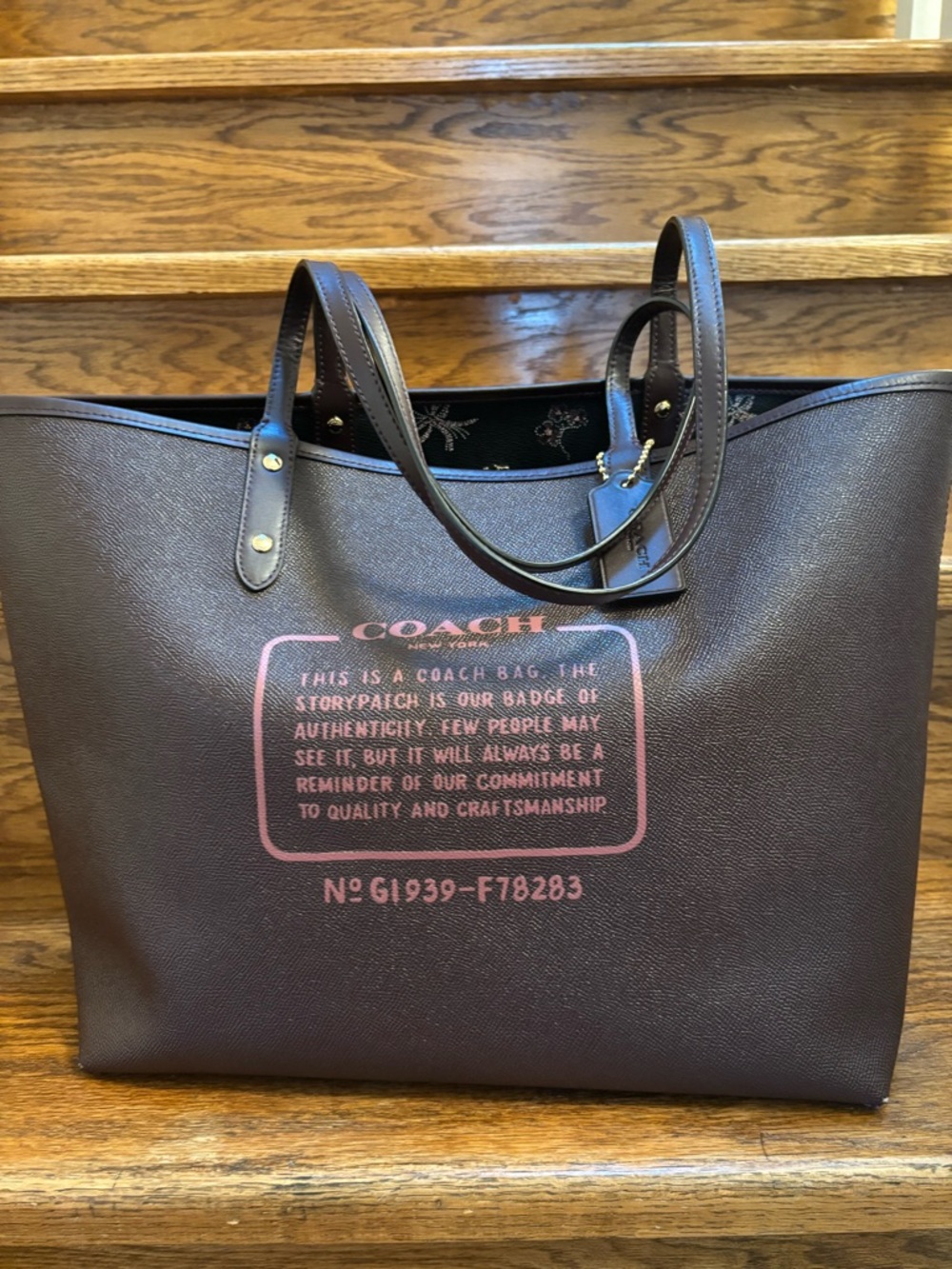 Coach Reversible City Tote